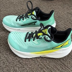 Altra Women’s Flow Mint Green and Yellow Running Shoes